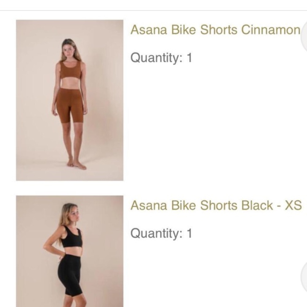 Bundle of 2 Indigo Luna Asana Biker Shorts